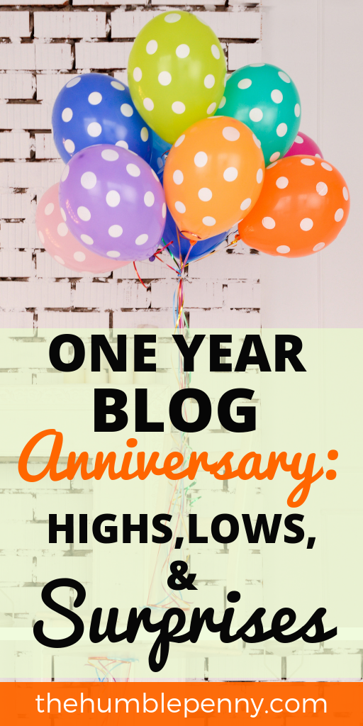 One Year Blog Anniversary: Highs, Lows and Surprises