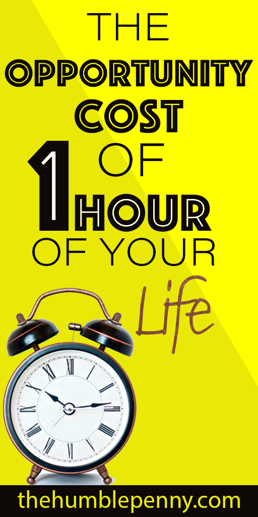 the opportunity cost of one hour of your life