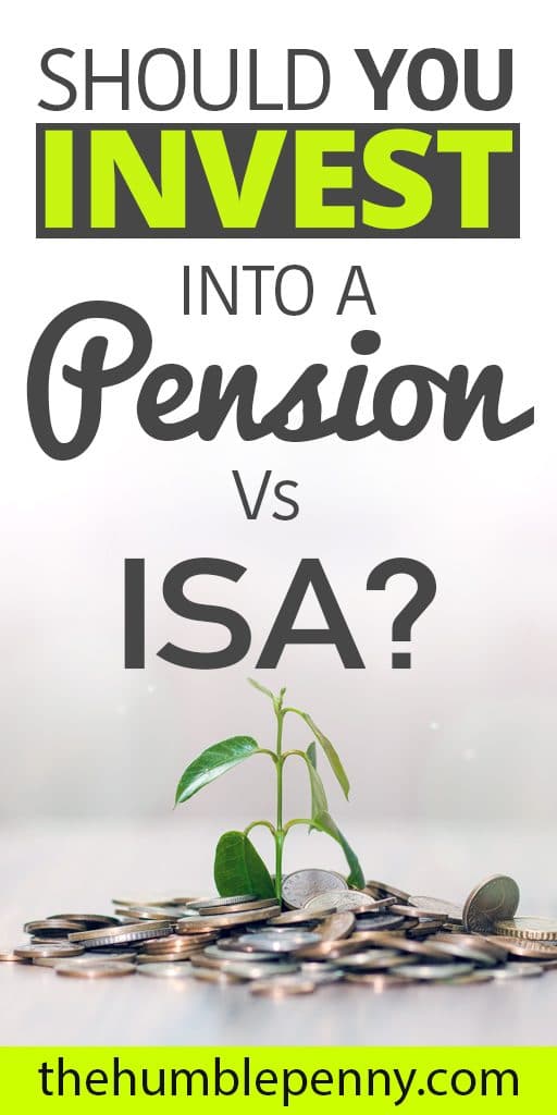 invest money in pension vs ISA