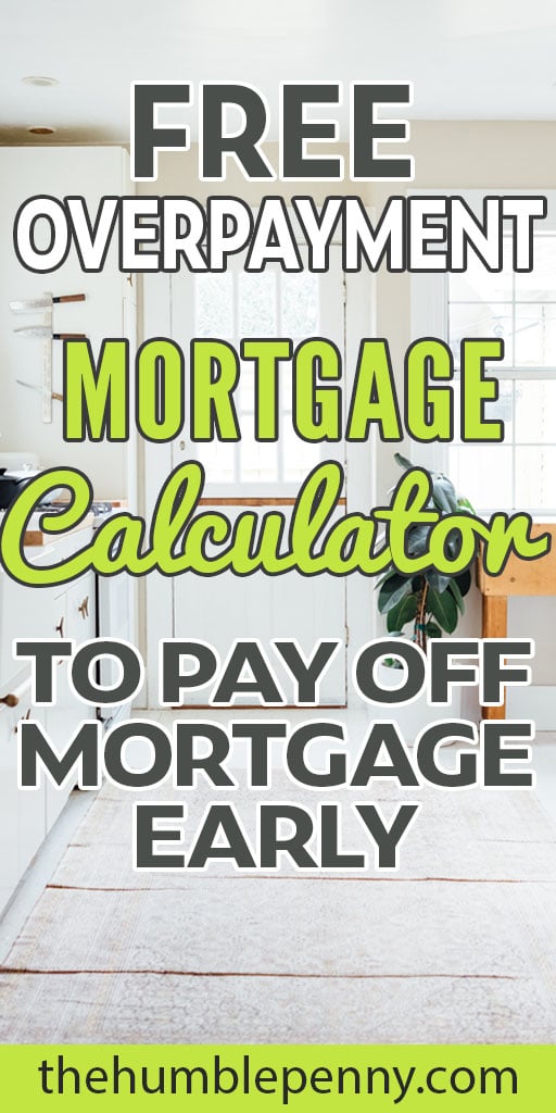 Free Overpay Mortgage Calculator to Payoff Mortgage Early