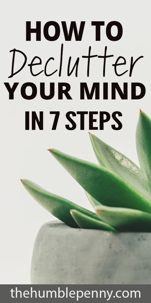 How to Declutter Your Mind For Peace and Progress In 7 Steps